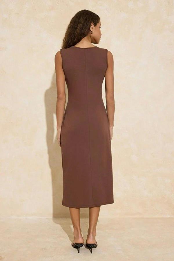 WOVCOR Sleeveless Long Lined Undershirt Dress