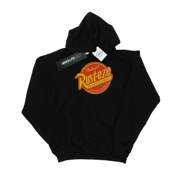 Disney Mens Cars Rust-Eze Logo Hoodie - Black