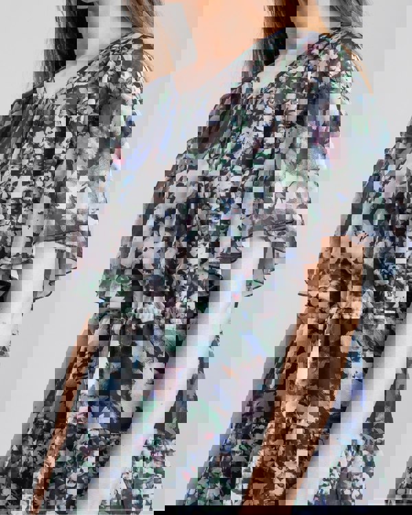 French Connection Dreda Georgette Wrap Womens Top