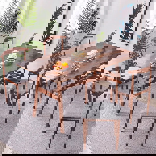 Anyhouz Chair Cover Brown Fur Stretch Seat Cover for Home Dinning Kitchen Washable Removable