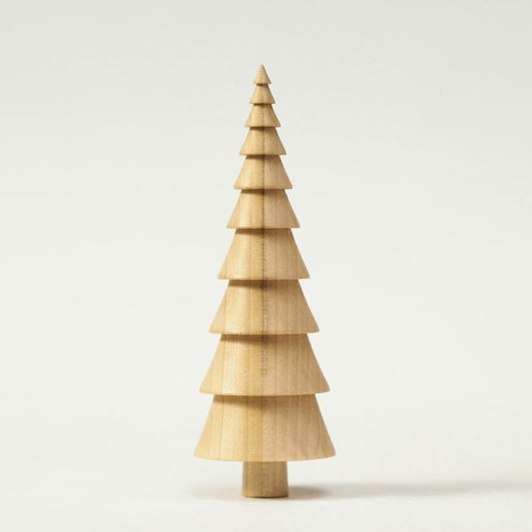 The Arboretum Handmade Wooden Spruce Ornament