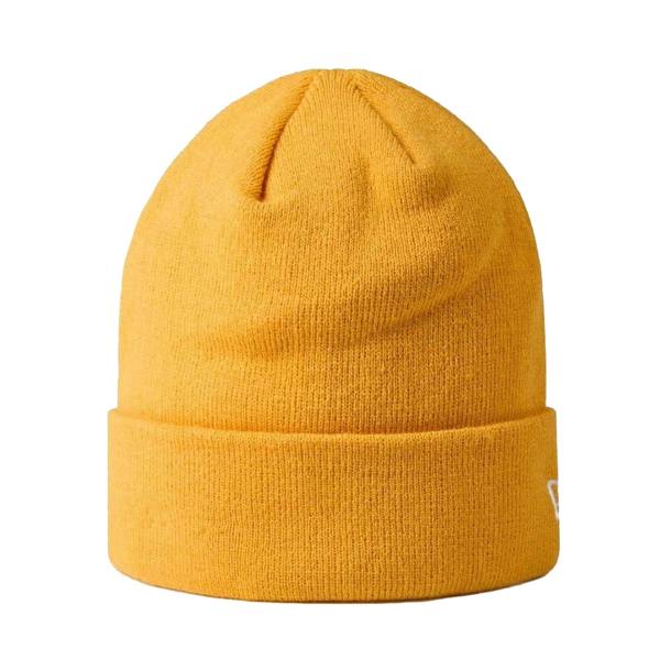 New Era Unisex Adult NBA Knitted Beanie - Dark Yellow - 