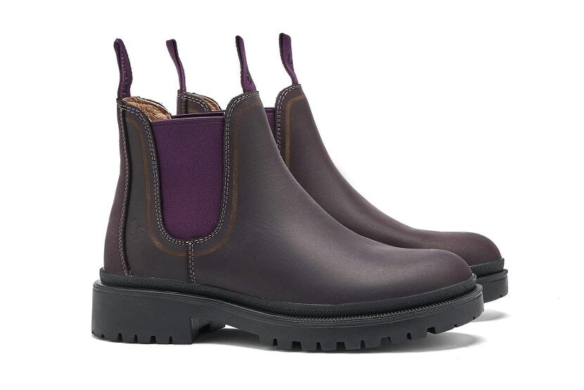 AMMONITE Women's Water-Resistant Chelsea Boots | Amethyst Purple