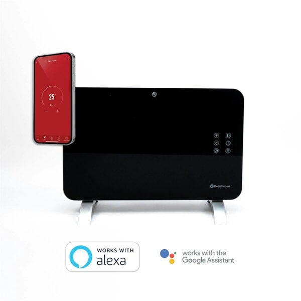 Rediffusion Smart Glass Panel Heater 1000W