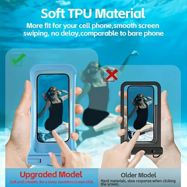 Dragodirect IP65 Waterproof Floating Phone Pouch with Air Cushion Protection