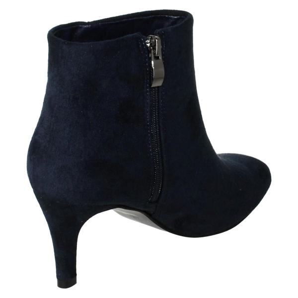 Ladies Collection High Heel Ankle Boots with Zip Fastening F51236