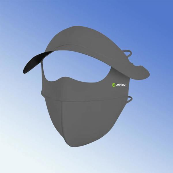 Anniou Vinyl Brim Sun Shield Mask - graphite gray