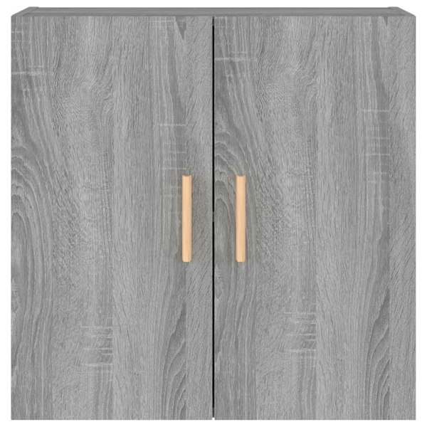 Berkfield Wall Cabinet Grey Sonoma 60x30x60 cm Engineered Wood