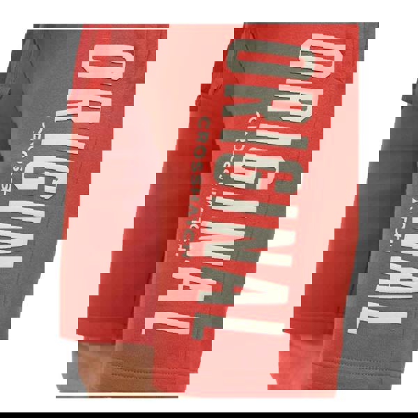 Crosshatch Mens Kensby Shorts - Red - 