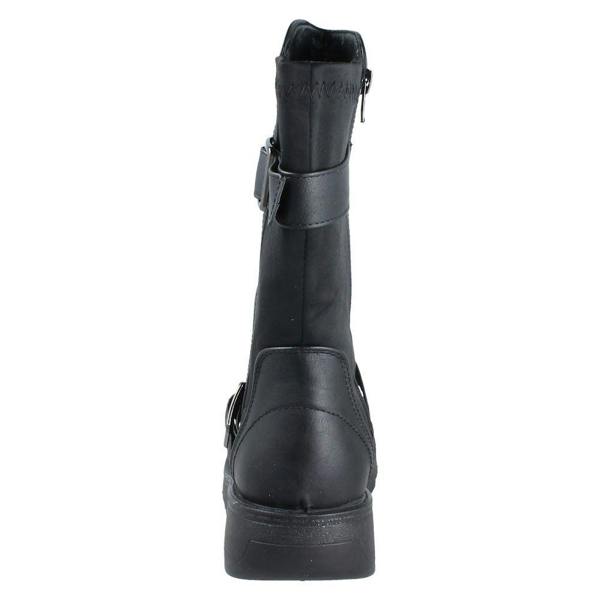 Spot On Ladies Spot On Wide Fit Mid Calf Ankle Boots F4468