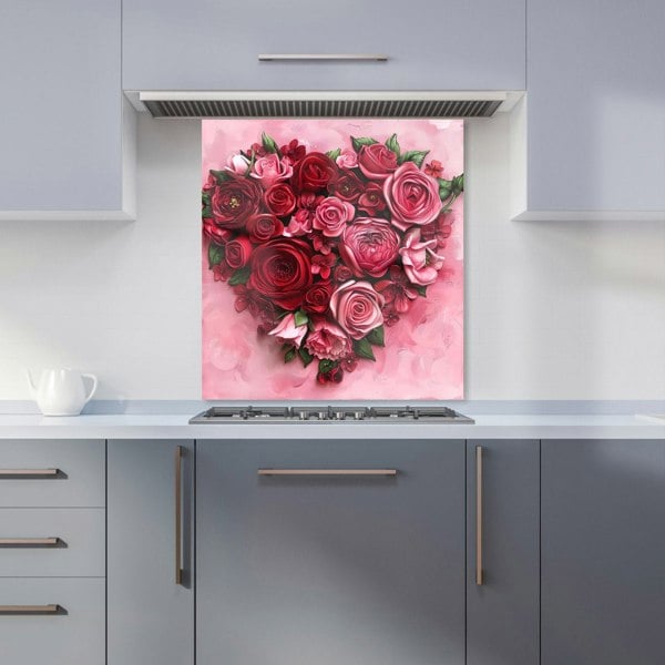 Warren Reed - Designer Heart of Roses Kitchen Splashback