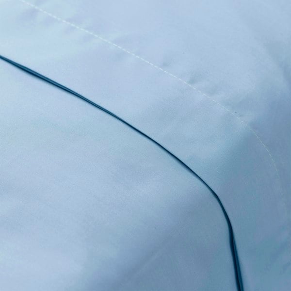 Martex Charlotte Thomas Poetry Plain Dye Plain Polycotton Flat Sheet Blue - 178 x 254cm