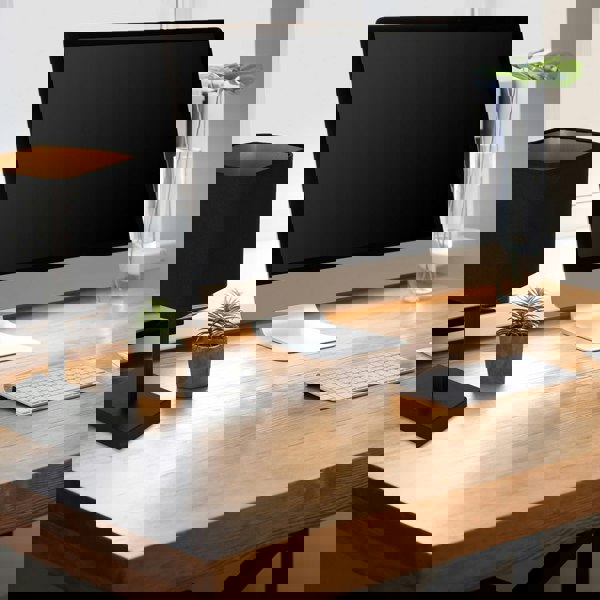 Milagro Napoli Table Lamp Matt Black And Gold Hand Made High Quality Metal And Fabric Construction