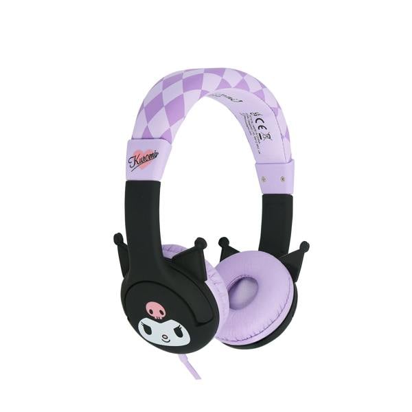 OTL Kuromi Moulded Ears Kids Wired Headphones