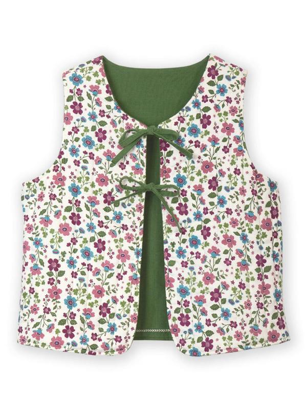 Kite Womens Organic Clover Reversible Thornford Waistcoat