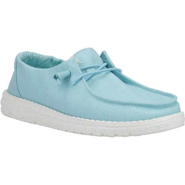 HEYDUDE Wendy Canvas Shoes - Turquoise