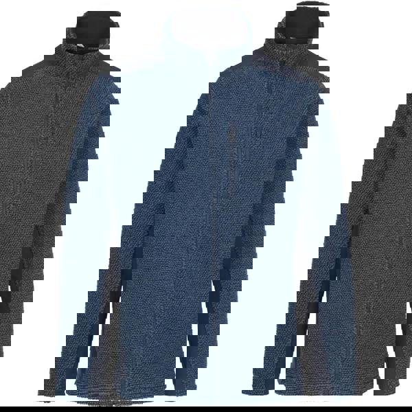 Trespass Mens Farantino Fleece Jacket - Smokey Blue Stripe - 