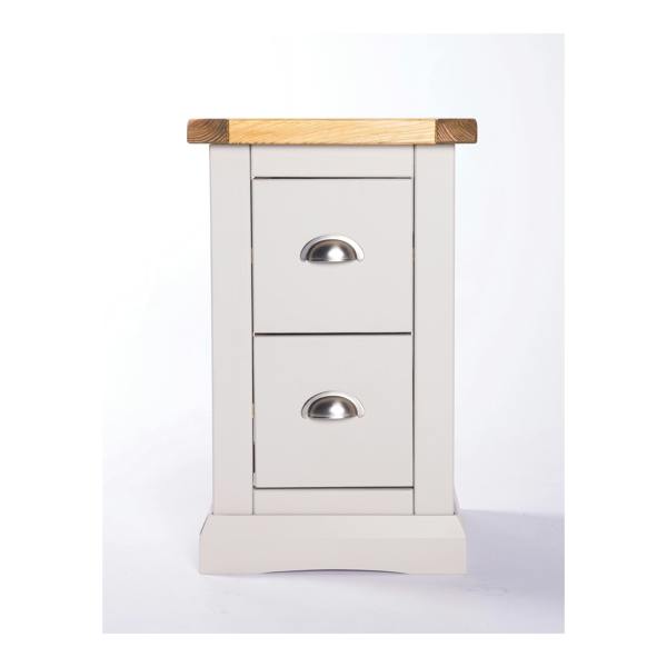 Loreo 2 Drawer Petite Bedside Table