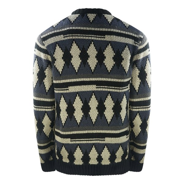 Fred Perry Chunky Jacquard Light Oyster Jumper