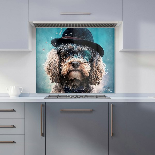 Warren Reed - Designer Cockapoo Dog Splashart Kitchen Splashback