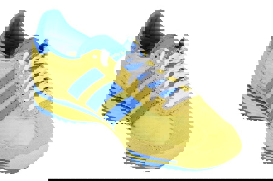 Adidas Originals Sl72 Sporty & Rich Womens Trainers Sneakers  JH6702 - Yellow Blue White Jh6702 - Photo 3