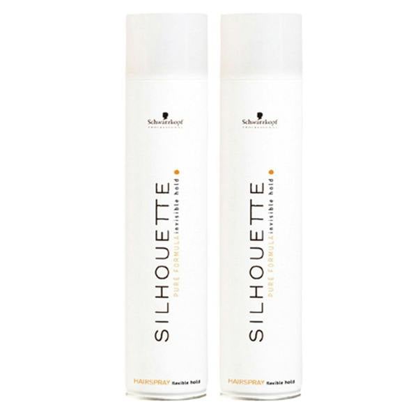 Silhouette Flexible Hold Hairspray Duo