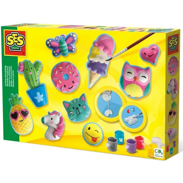 SES Creative Casting and painting - Happy figures