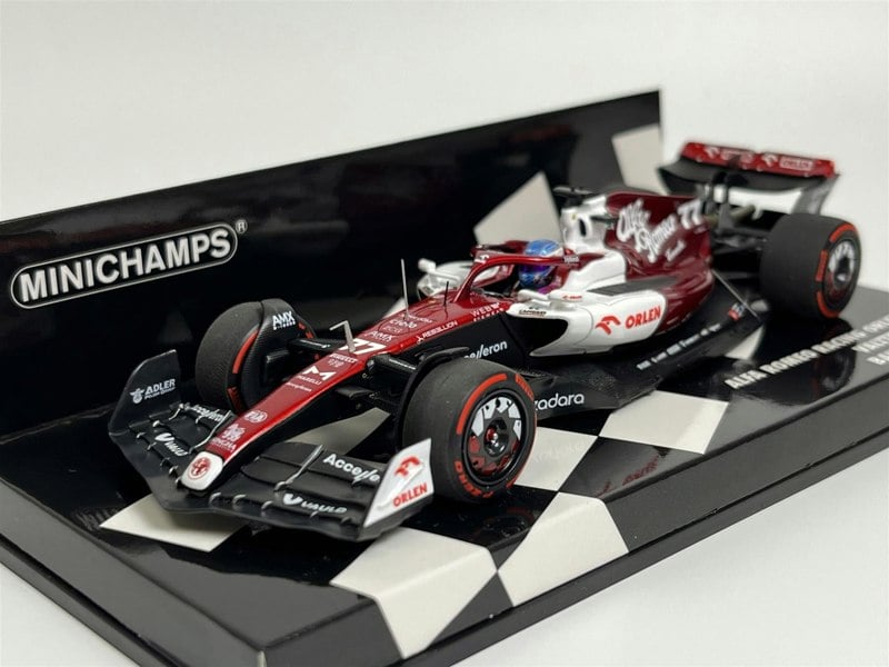 Minichamps Valtteri Bottas Alfa Romeo C42 Bahrain GP 2022 1:43 Scale Minichamps 417220177