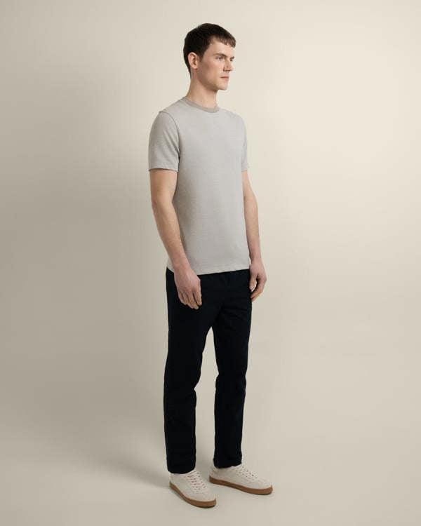 Larsson & Co Osvald - Jacquard Textured T-Shirt