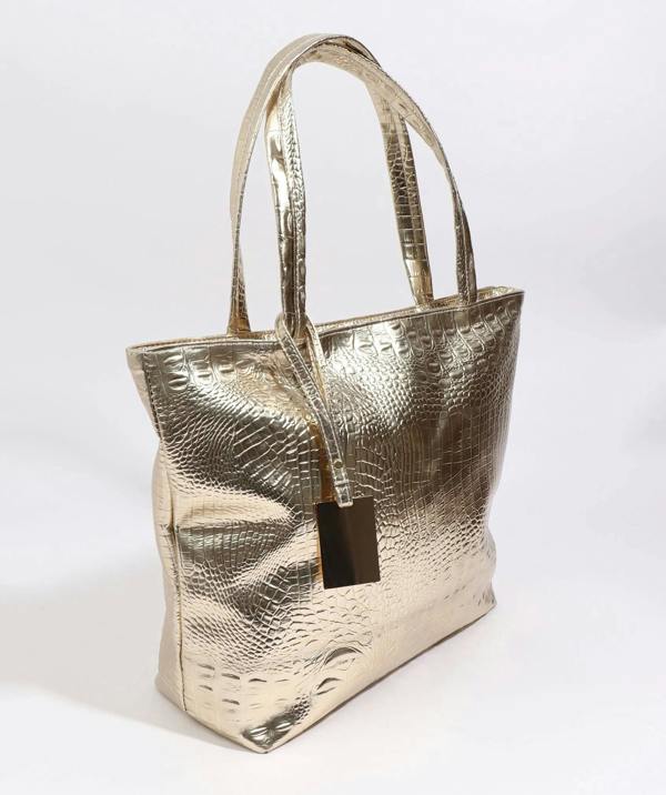 Pia Rossini Reagan - Metallic Tote Bag