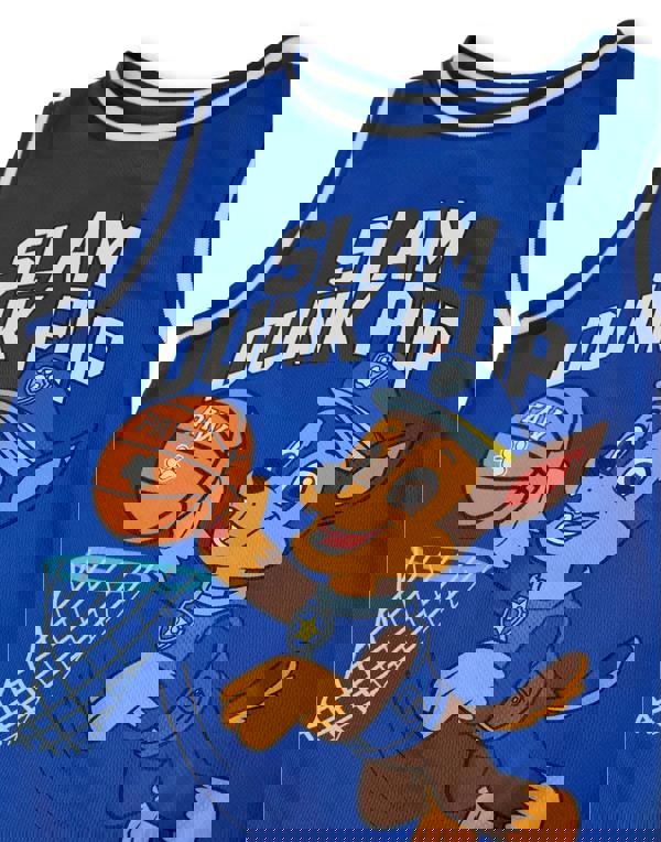 Paw Patrol Boys Blue Chase 2 Piece Basketball Set