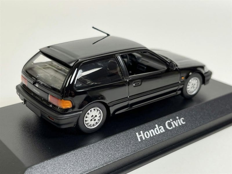 Maxichamps Honda Civic 1990 Black 1:43 Maxichamps 940161501