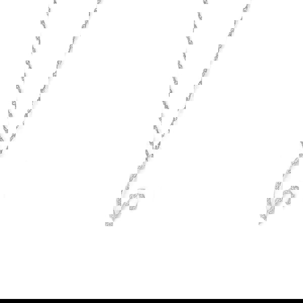 Say It With Luxe CZ Initial Necklace - Sterling Silver