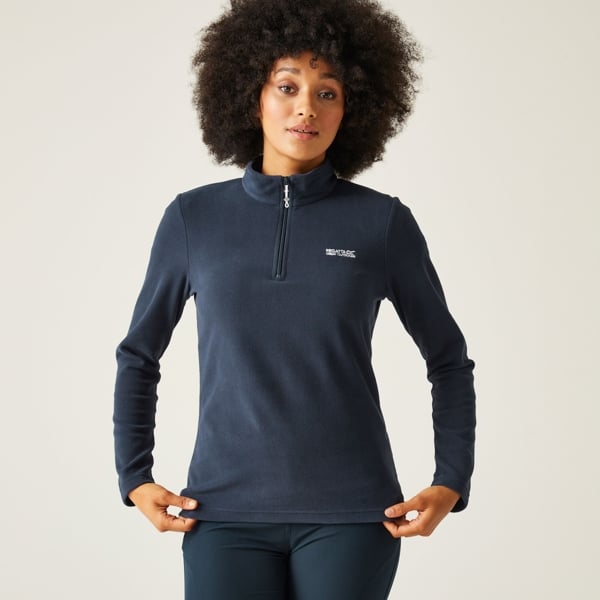 Regatta Great Outdoors Women's Sweetheart 1/4 Zip Fleece Top - Navy