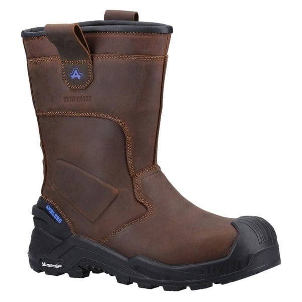 Amblers Safety 983C Conqueror Men's Rigger Boots in Brown