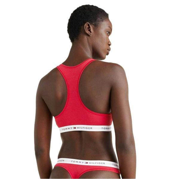 Tommy Hilfiger Womens/Ladies Cotton Blend Bralette - Primary Red - 