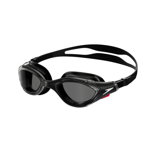 Speedo Mens Biofuse Swimming Goggles - Black/White/Smoke