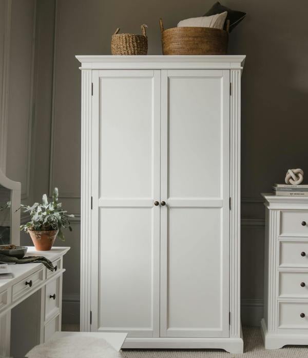 Statement Furniture Gainsborough Double Wardrobe Large 2 Door Bedroom Storage