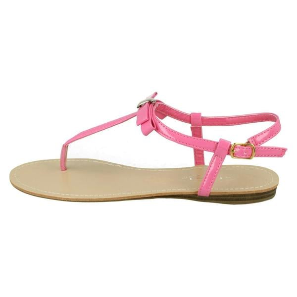 Spot On Ladies Spot On Open Toe Sandals
