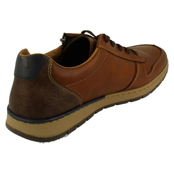 Rieker Mens Rieker Casual Lace And Zip Fastening Shoes Great For Everyday Wear B2112