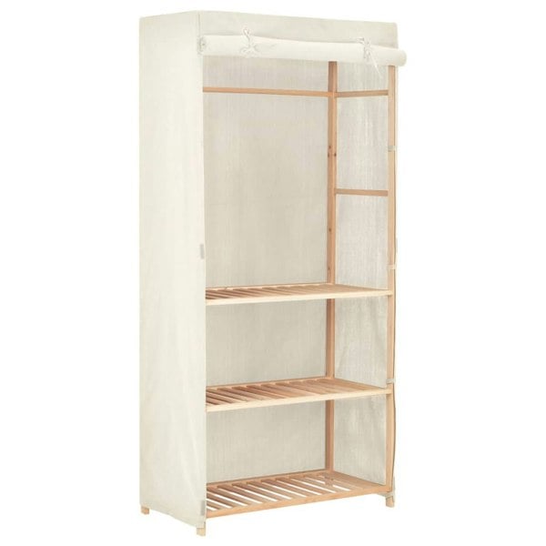 Berkfield 3-Tier Clothes Wardrobe 79x40x170 cm