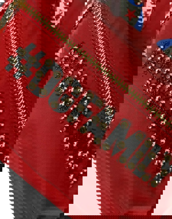 Dolce & Gabbana DG Family Nylon Backpack in Red