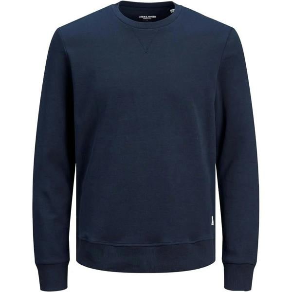 Jack And Jones Mens Basic Sweatshirt - Navy Blazer - 