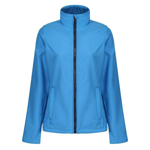 Regatta Standout Womens/Ladies Ablaze Printable Soft Shell Jacket - French Blue/Navy