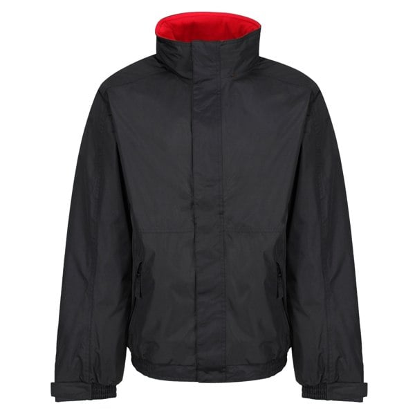 Regatta Mens Dover Waterproof Insulated Jacket - Black/Red