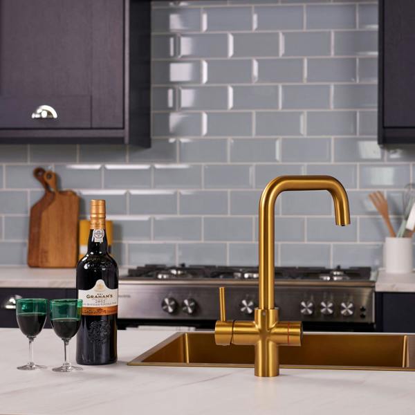 Impromta 4 in 1 Biometric Boiling Water Tap | Brushed Gold Finish