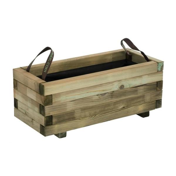 Cerland Baroque Rectangular Planter 70cm x 30cm 31L Traditional Garden Planter