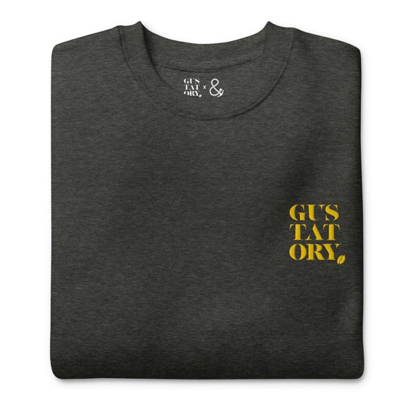 ANCHOR & CREW x GUSTATORY Coffee Over Bills Cotton Blend Embroidered Sweatshirt