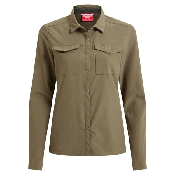 Craghoppers Women's NosiLife Pro III Nosilife Long-Sleeved Shirt - Wild Olive