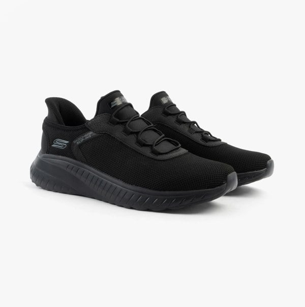 Skechers BOBS SQUAD CHAOS - TOUGH WALK Mens Trainers Black